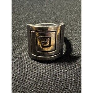 925 Square Maze Ring Size 8.5